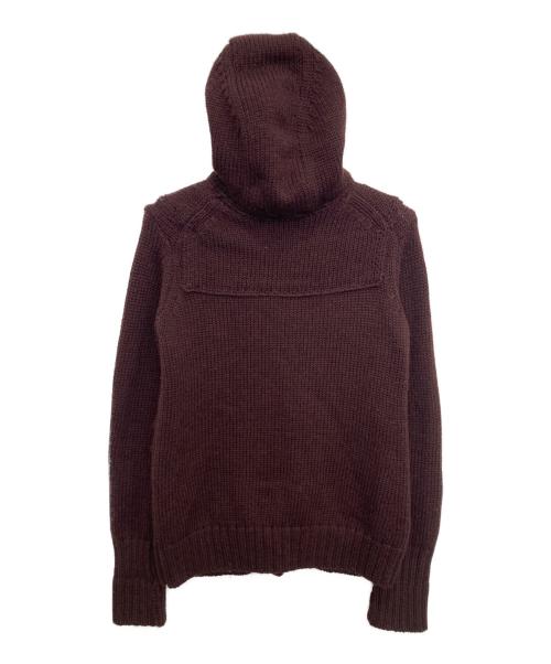 Y's（ワイズ）Y's (ワイズ) ダブルジップニットフーディー ボルドー サイズ:2の古着・服飾アイテム