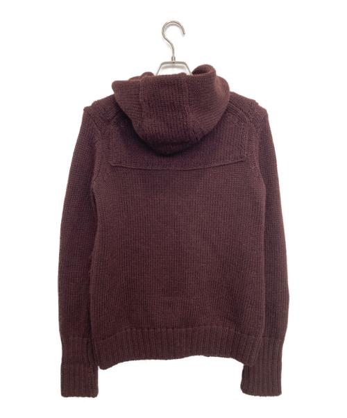 Y's（ワイズ）Y's (ワイズ) ダブルジップニットフーディー ボルドー サイズ:2の古着・服飾アイテム
