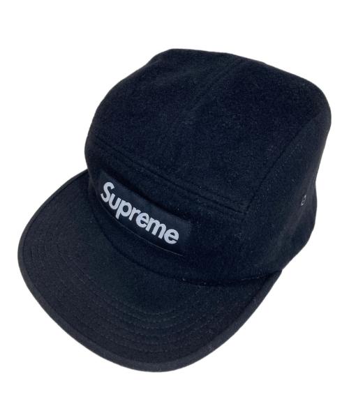 SUPREME（シュプリーム）Supreme (シュプリーム) Wool Camp Cap ブラックの古着・服飾アイテム