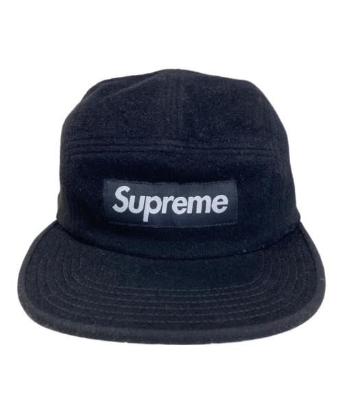 SUPREME（シュプリーム）Supreme (シュプリーム) Wool Camp Cap ブラックの古着・服飾アイテム