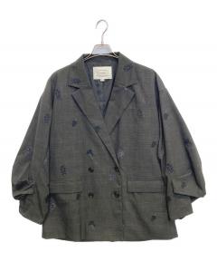 中古・古着通販】Ameri (アメリ) UND EMBELLISH PAPA JACKET オリーブ
