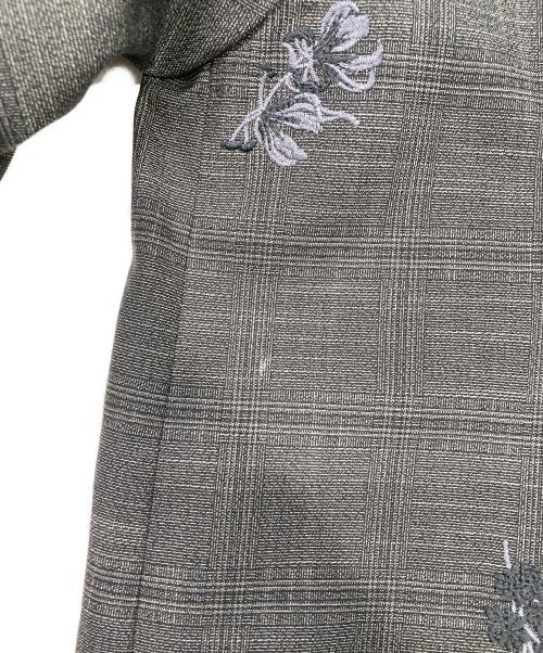 Ameri（アメリ）Ameri (アメリ) FLOWER PAPA JACKET グレー サイズ:Mの古着・服飾アイテム
