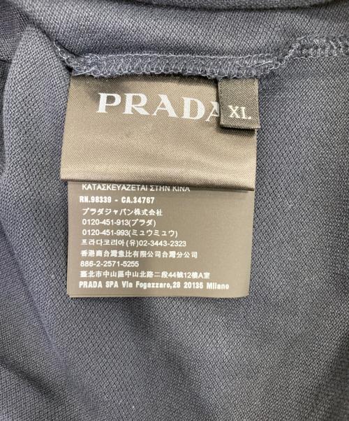 PRADA（プラダ）PRADA (プラダ) ポロシャツ ネイビー サイズ:XLの古着・服飾アイテム