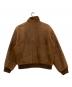 L.L.Bean (エルエルビーン) ヌバックレザージャケット ブラウン×グリーン サイズ:L：25000円