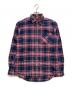 stussy（ステューシー）の古着「ボタンダウンシャツ」｜ネイビー×レッド