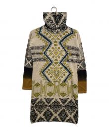 ETRO（エトロ）の古着「ニットワンピース」｜ベージュ
