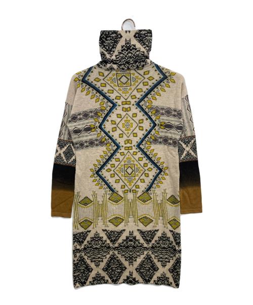 ETRO（エトロ）ETRO (エトロ) ニットワンピース ベージュ サイズ:42の古着・服飾アイテム