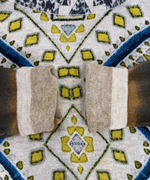 ETRO（エトロ）ETRO (エトロ) ニットワンピース ベージュ サイズ:42の古着・服飾アイテム