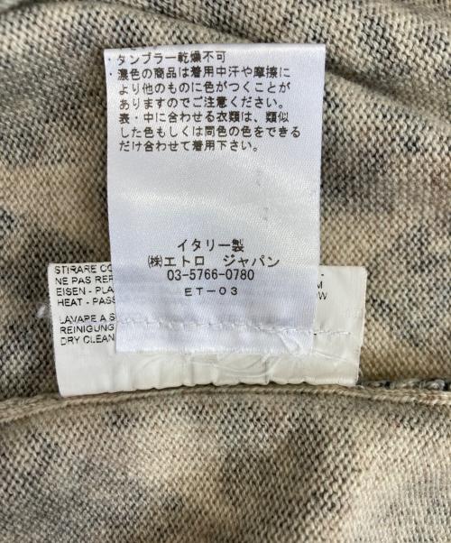 ETRO（エトロ）ETRO (エトロ) ニットワンピース ベージュ サイズ:42の古着・服飾アイテム