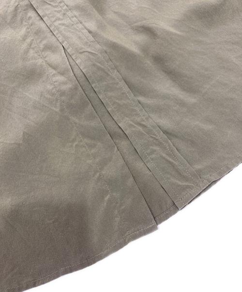 POLO RALPH LAUREN（ポロ・ラルフローレン）POLO RALPH LAUREN (ポロ・ラルフローレン) シルクシャツワンピース カーキ サイズ:2の古着・服飾アイテム