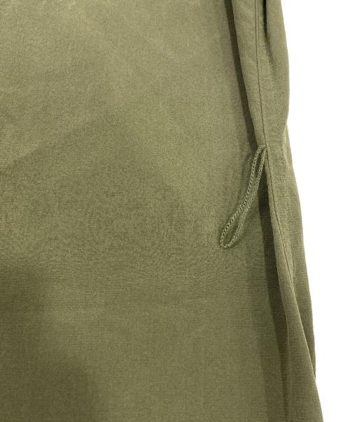POLO RALPH LAUREN（ポロ・ラルフローレン）POLO RALPH LAUREN (ポロ・ラルフローレン) シルクシャツワンピース カーキ サイズ:2の古着・服飾アイテム