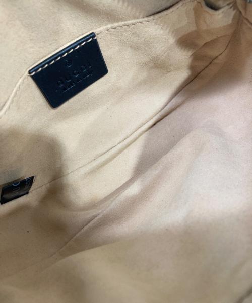 GUCCI（グッチ）GUCCI (グッチ) GGマーモント ウエストバッグ ブラックの古着・服飾アイテム