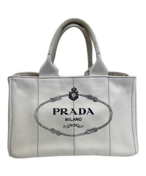 PRADA（プラダ）PRADA (プラダ) カナパトートバッグ ネイビーの古着・服飾アイテム