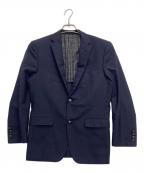 BURBERRY BLACK LABELバーバリーブラックレーベル）の古着「裏ノバチェックテーラードジャケット」｜ネイビー