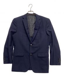 BURBERRY BLACK LABEL（バーバリーブラックレーベル）の古着「裏ノバチェックテーラードジャケット」｜ネイビー