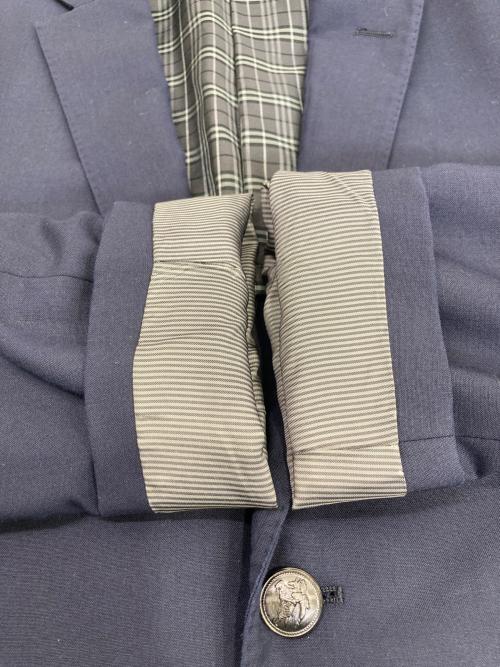 BURBERRY BLACK LABEL（バーバリーブラックレーベル）BURBERRY BLACK LABEL (バーバリーブラックレーベル) 裏ノバチェックテーラードジャケット ネイビー サイズ:Sの古着・服飾アイテム