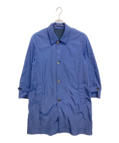 BOGLIOLI（ボリオリ）BOGLIOLI (ボリオリ) リバーシブルステンカラーコート ブルー×ネイビー サイズ:48の古着・服飾アイテム