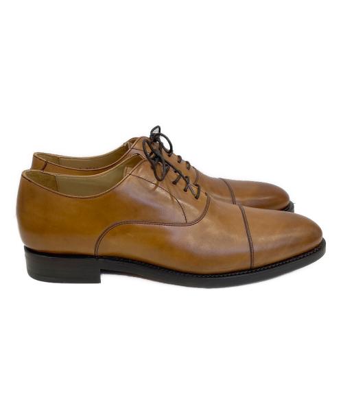 Berwick 1707（バーウィック1707）berwick 1707 (バーウィック1707) ストレートチップシューズ ベージュ サイズ:28の古着・服飾アイテム