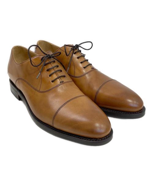 Berwick 1707（バーウィック1707）berwick 1707 (バーウィック1707) ストレートチップシューズ ベージュ サイズ:28の古着・服飾アイテム