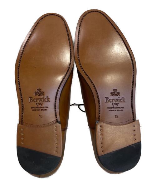 Berwick 1707（バーウィック1707）berwick 1707 (バーウィック1707) ストレートチップシューズ ベージュ サイズ:28の古着・服飾アイテム
