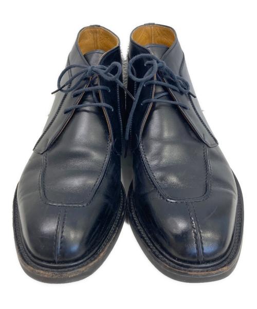 SCOTCH GRAIN（スコッチグレイン）SCOTCH GRAIN (スコッチグレイン) チャッカーブーツ ブラック サイズ:27の古着・服飾アイテム