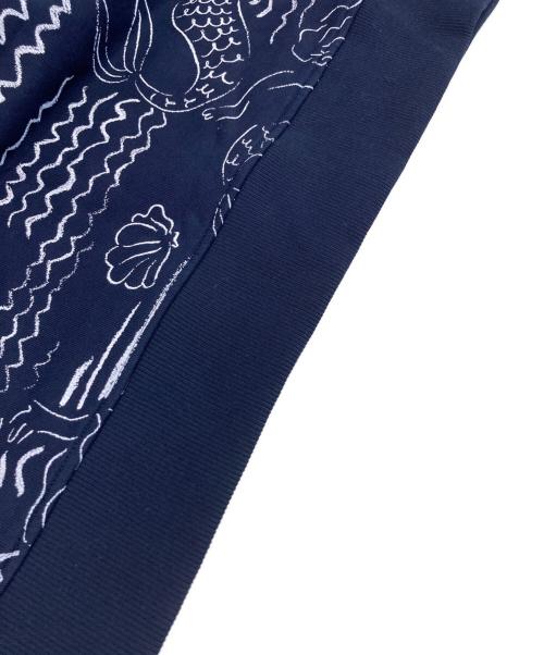 KENZO（ケンゾー）KENZO (ケンゾー) マーメイドウェーブロゴスウェット ネイビー サイズ:XLの古着・服飾アイテム