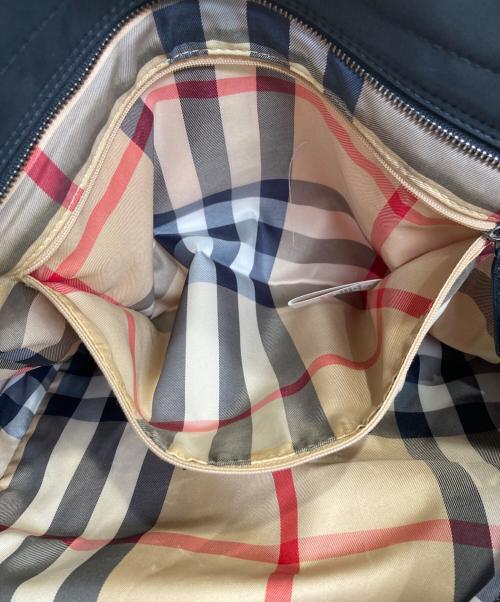 BURBERRY（バーバリー）BURBERRY (バーバリー) ハンドバッグ パープルの古着・服飾アイテム
