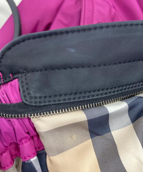 BURBERRY（バーバリー）BURBERRY (バーバリー) ハンドバッグ パープルの古着・服飾アイテム