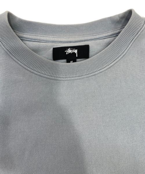 stussy（ステューシー）stussy (ステューシー) クルーネックスウェット スカイブルー サイズ:Mの古着・服飾アイテム