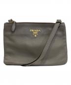 PRADAプラダ）の古着「ショルダーバッグ」｜グレージュ