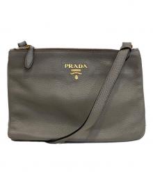 PRADA（プラダ）の古着「ショルダーバッグ」｜グレージュ
