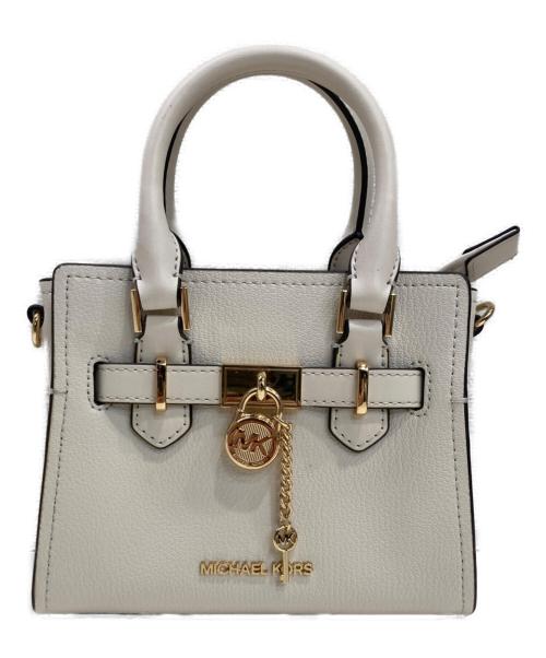 MICHAEL KORS（マイケルコース）MICHAEL KORS (マイケル・コース) 2WAYバッグ ホワイトの古着・服飾アイテム