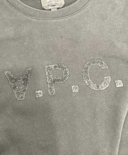 A.P.C.（アーペーセー）A.P.C. (アーペーセー) ロゴスウェット ブラック サイズ:XXLの古着・服飾アイテム