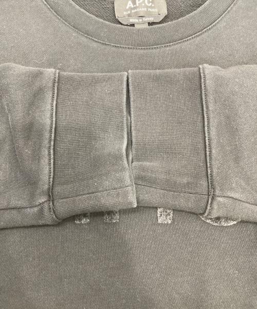 A.P.C.（アーペーセー）A.P.C. (アーペーセー) ロゴスウェット ブラック サイズ:XXLの古着・服飾アイテム
