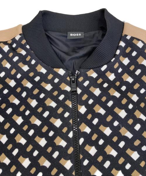 BOSS（ボス）BOSS (ボス) ジャケット ブラック×ベージュ サイズ:Mの古着・服飾アイテム