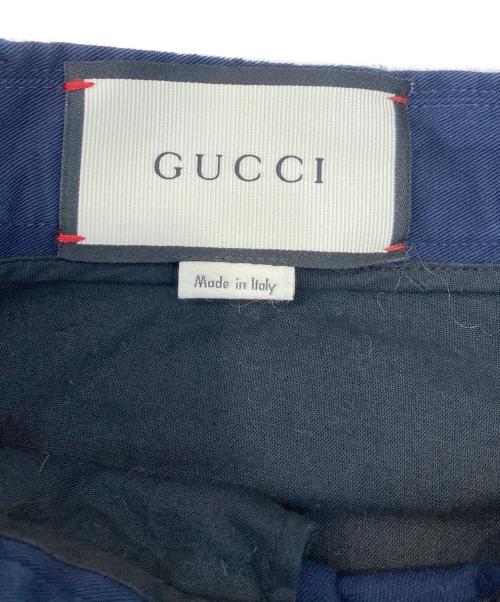 GUCCI（グッチ）GUCCI (グッチ) パンツ ネイビー サイズ:46の古着・服飾アイテム