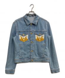 VERSACE（ヴェルサーチェ）の古着「ストーンウォッシュデニムジャケット」｜インディゴ