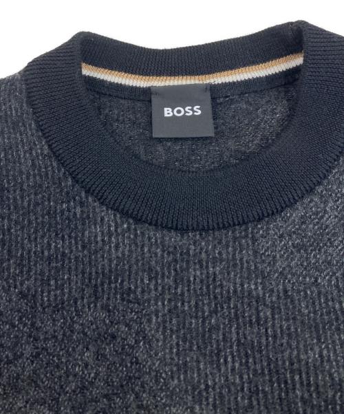 BOSS（ボス）BOSS (ボス) ニット ブラック サイズ:Mの古着・服飾アイテム