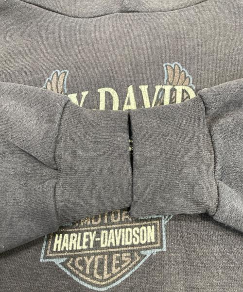 HARLEY-DAVIDSON（ハーレーダビッドソン）HARLEY-DAVIDSON (ハーレーダビッドソン) パーカー ブラック サイズ:Lの古着・服飾アイテム