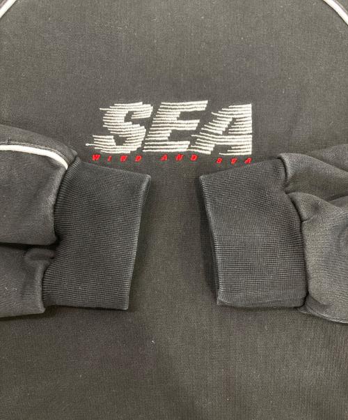 WIND AND SEA（ウィンダンシー）WIND AND SEA (ウィンダンシー) クルーネックスウェット ブラック サイズ:Lの古着・服飾アイテム