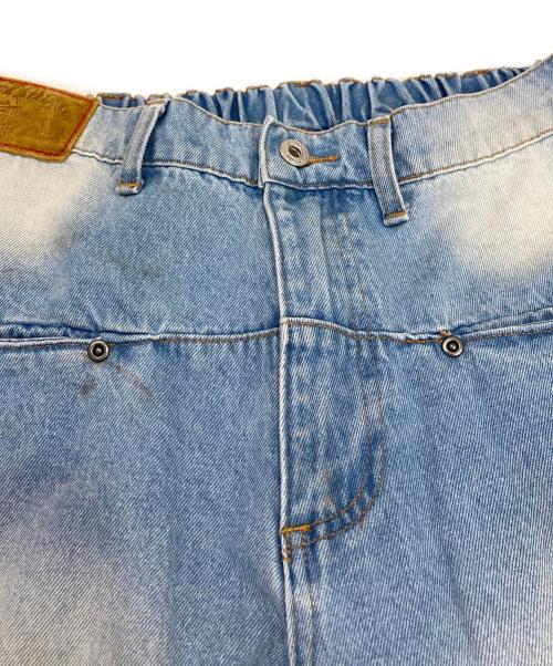 Left Alone（レフトアローン）Left Alone (レフトアローン) RAW WAVE DENIM PANTS ブルー サイズ:Ｍの古着・服飾アイテム