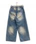 Left Alone (レフトアローン) RAW WAVE DENIM PANTS ブルー サイズ:Ｍ：5000円