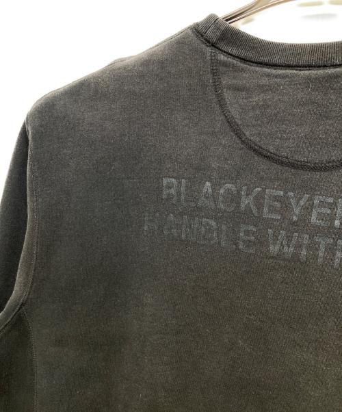 THE BLACK EYE PATCH（ブラックアイパッチ）THE BLACK EYE PATCH (ブラックアイパッチ) クルーネックスウェット ブラック サイズ:XLの古着・服飾アイテム