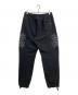THE BLACK EYE PATCH (ブラックアイパッチ) METAL LOGO FABRIC-STITCHED SWEAT PANTS ブラック サイズ:L：10000円