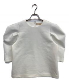 中古・古着通販】OHGA (オオガ) 半袖ニット グレー サイズ:FREE