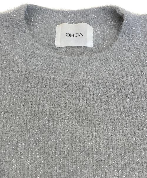 OHGA（オオガ）OHGA (オオガ) 半袖ニット グレー サイズ:FREEの古着・服飾アイテム