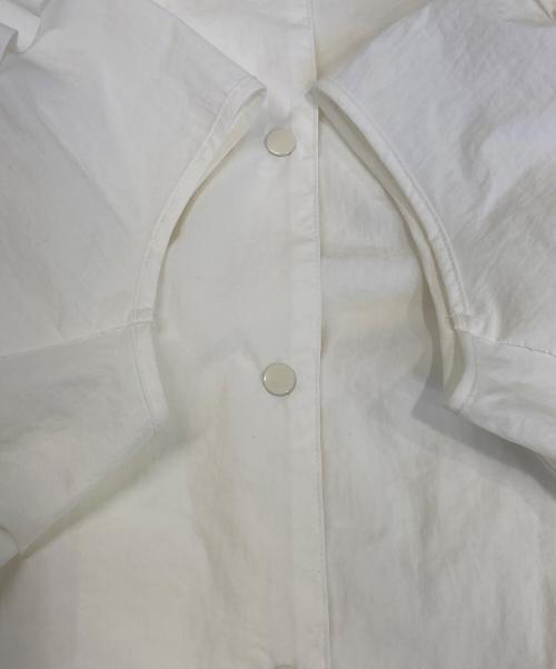 pois（ポワ）Pois (ポワ) ブラウス ホワイト サイズ:FREEの古着・服飾アイテム