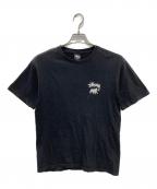 stussyステューシー）の古着「プリントTシャツ」｜ブラック