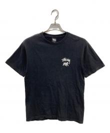stussy（ステューシー）の古着「プリントTシャツ」｜ブラック