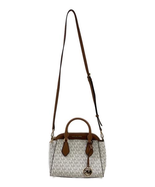 MICHAEL KORS（マイケルコース）MICHAEL KORS (マイケルコース) 2WAYショルダーバッグ ベージュの古着・服飾アイテム